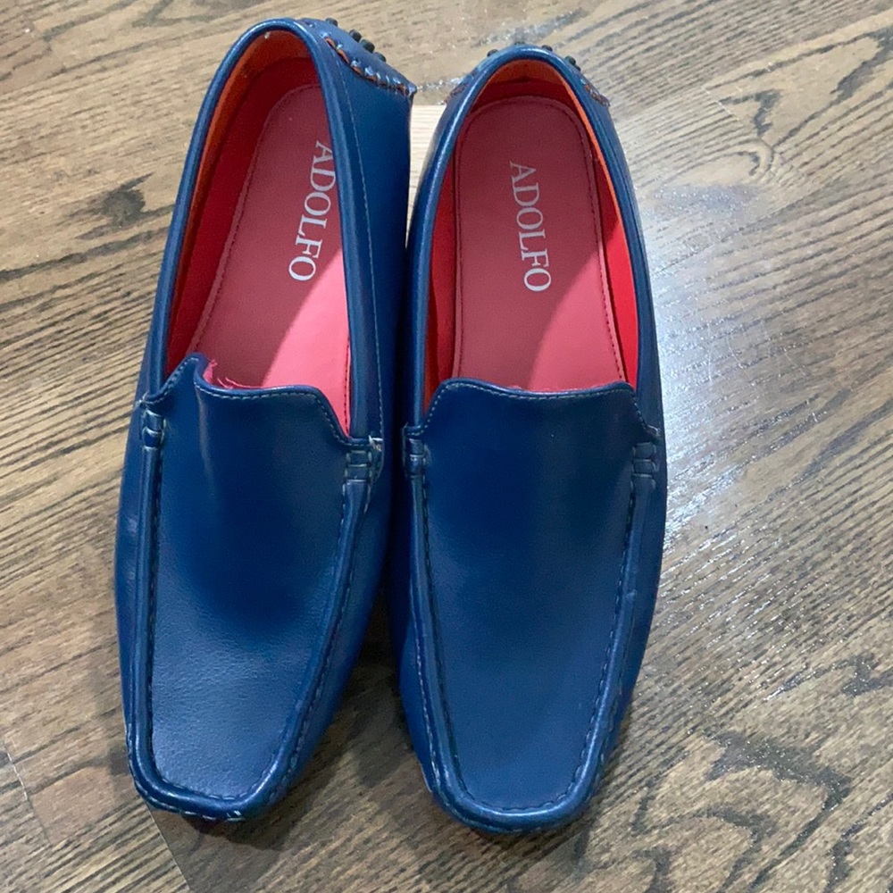 Adolfo Shane Men's Loafers - Navy -